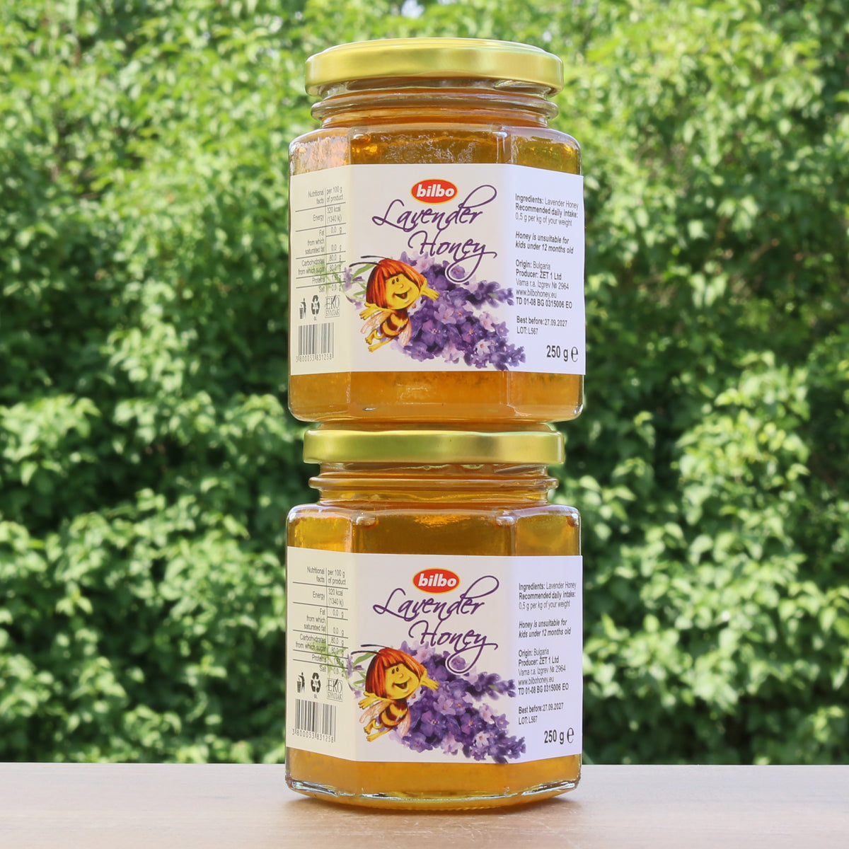 Bilbo ωμό μέλι λεβάντας • 250 g