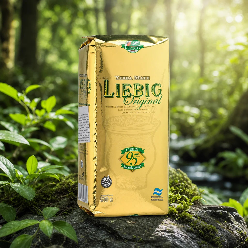 Τσάι yerba mate Liebig Original • Παρασκευασμένο με κοτσάνια • 500 g