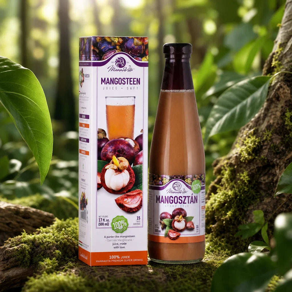 Mannavita Mangosteen 100% καθαρός πολτός • 500 ml