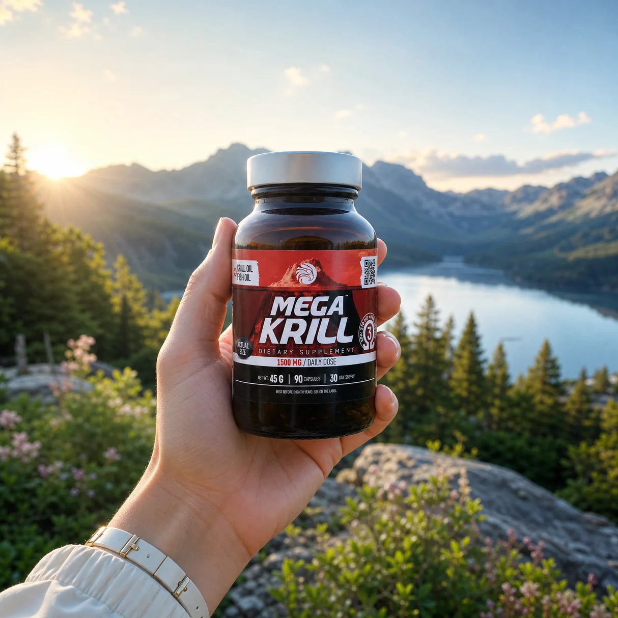 MegaKRILL 1500 mg έλαιο κριλ + ιχθυέλαιο • 90 κάψουλες