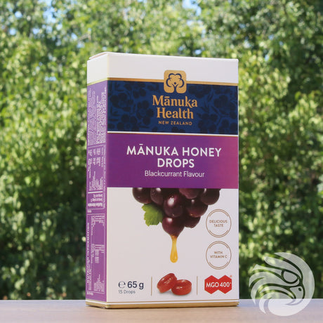 Παυσίπονα με μέλι Manuka και μαύρο φραγκοστάφυλο • 15 τεμάχια