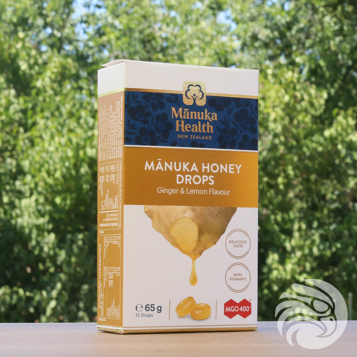 Καραμέλες Manuka με φυσικό τζίντζερ & λεμόνι • 15 τεμάχια