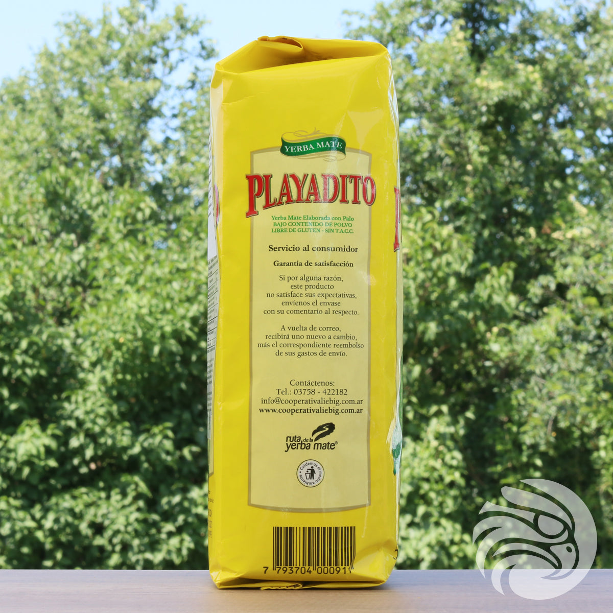 Τσάι yerba mate Playadito • Elaborada con palo • 500 g