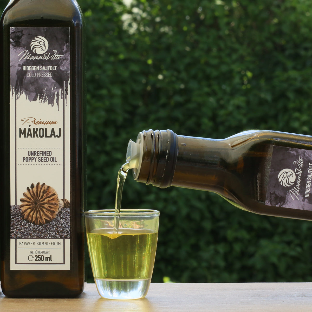 Mannavita Ουγγρικό έλαιο παπαρουνόσπορου ψυχρής έκθλιψης • 250 ml