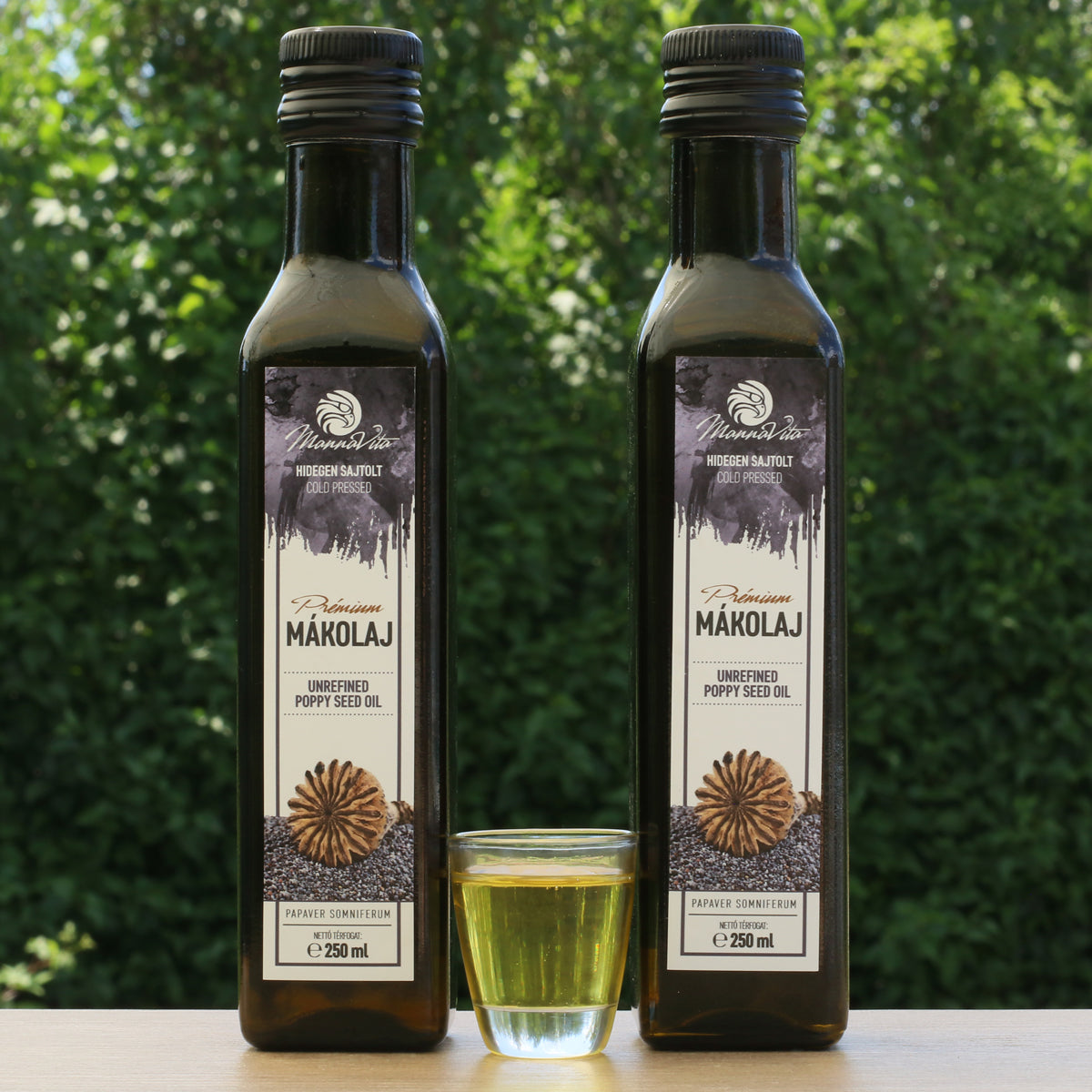 Mannavita Ουγγρικό έλαιο παπαρουνόσπορου ψυχρής έκθλιψης • 250 ml