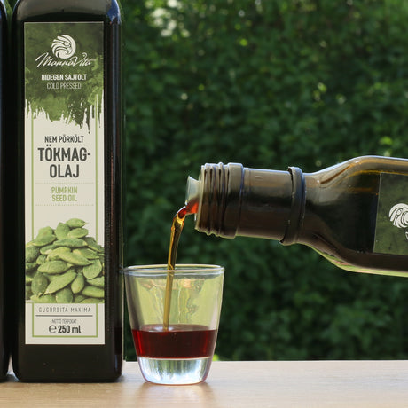 Mannavita Ουγγρικό ψυχρής έκθλιψης έλαιο κολοκυθόσπορου • 250 ml