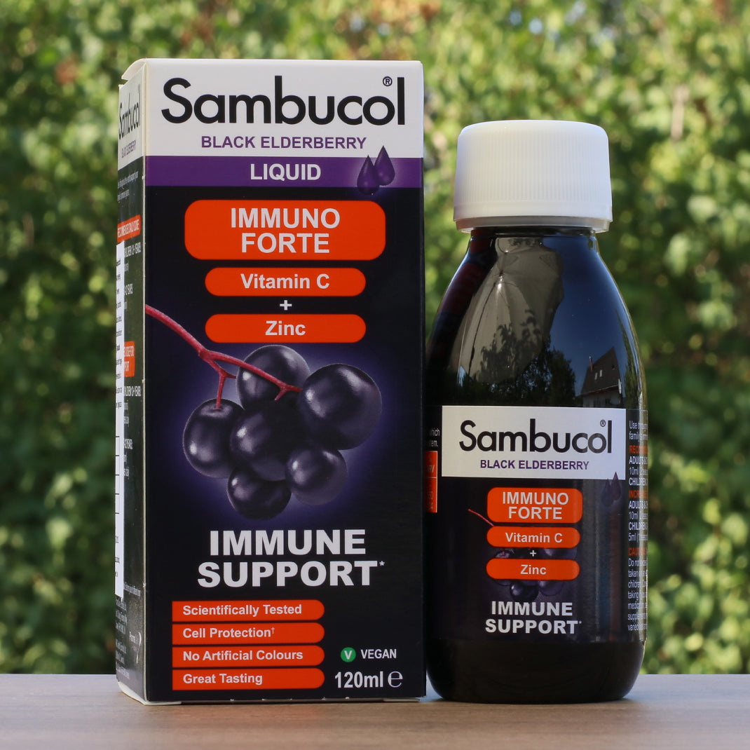 Σιρόπι μαύρου σαμπούκου Sambucol, Immuno Forte • 120 ml