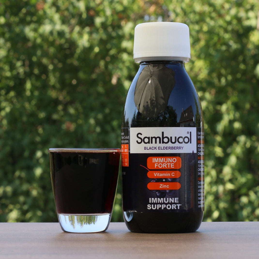 Σιρόπι μαύρου σαμπούκου Sambucol, Immuno Forte • 120 ml