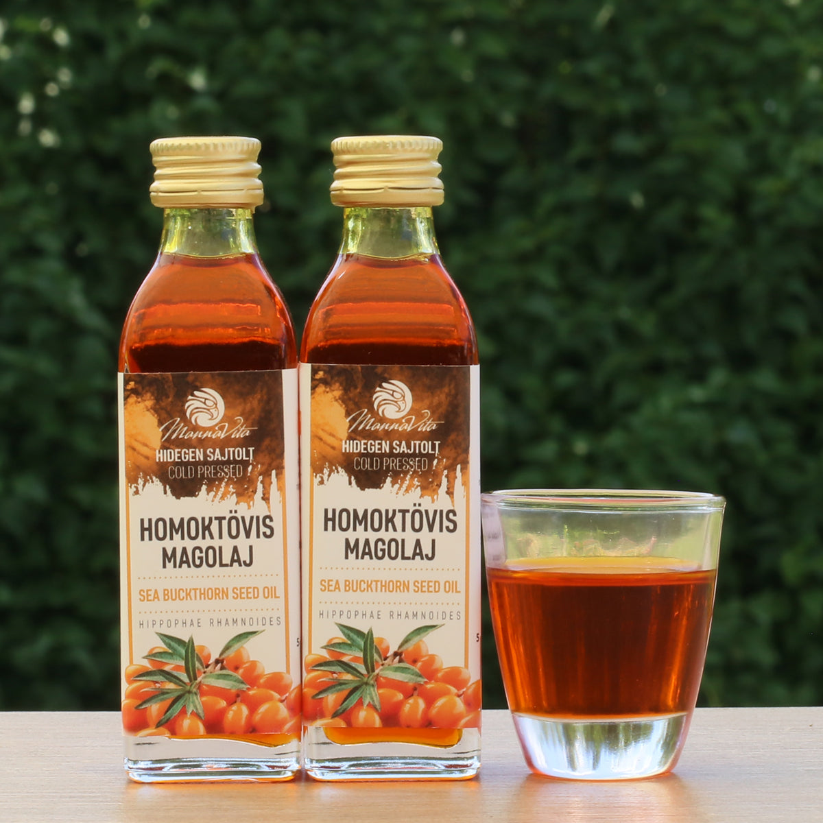 Mannavita Ουγγρικό έλαιο σπόρων ιπποφαούς ψυχρής έκθλιψης • 40 ml