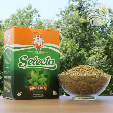 Τσάι yerba mate Selecta • Boldo + Μέντα • 500 g