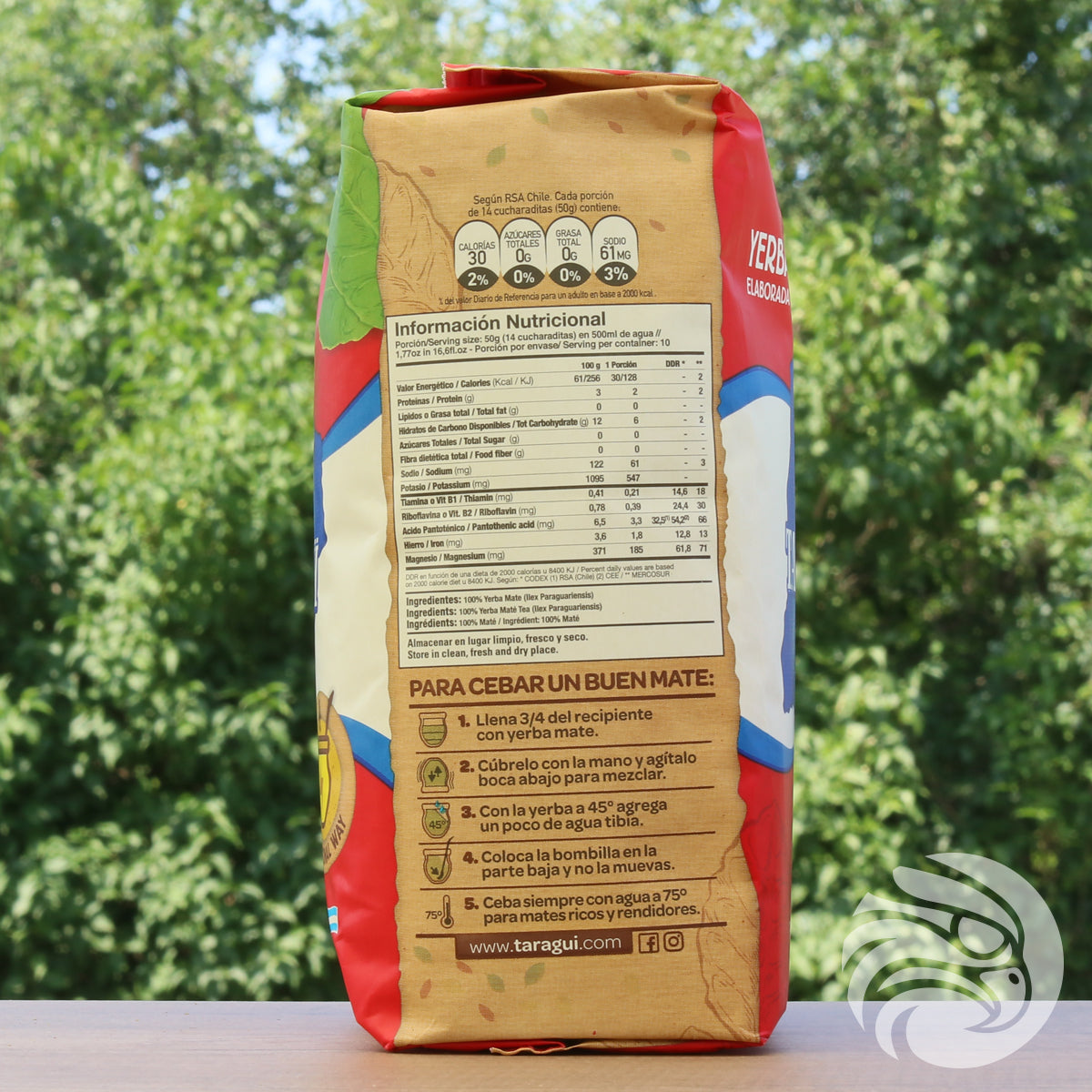 Τσάι yerba mate Taragüi • Με κλαδάκια • 500 g