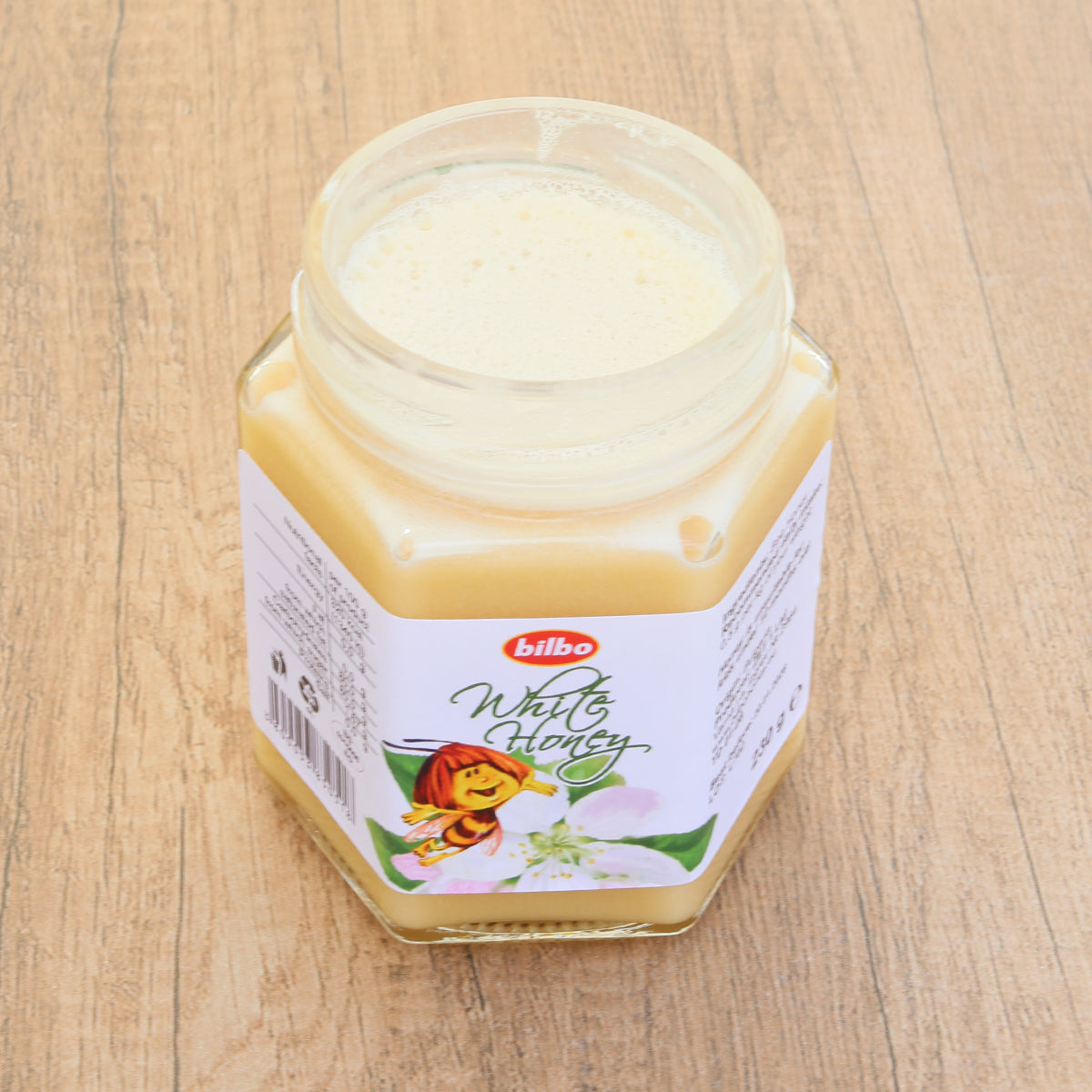Bilbo ακατέργαστο λευκό μέλι • 230 g